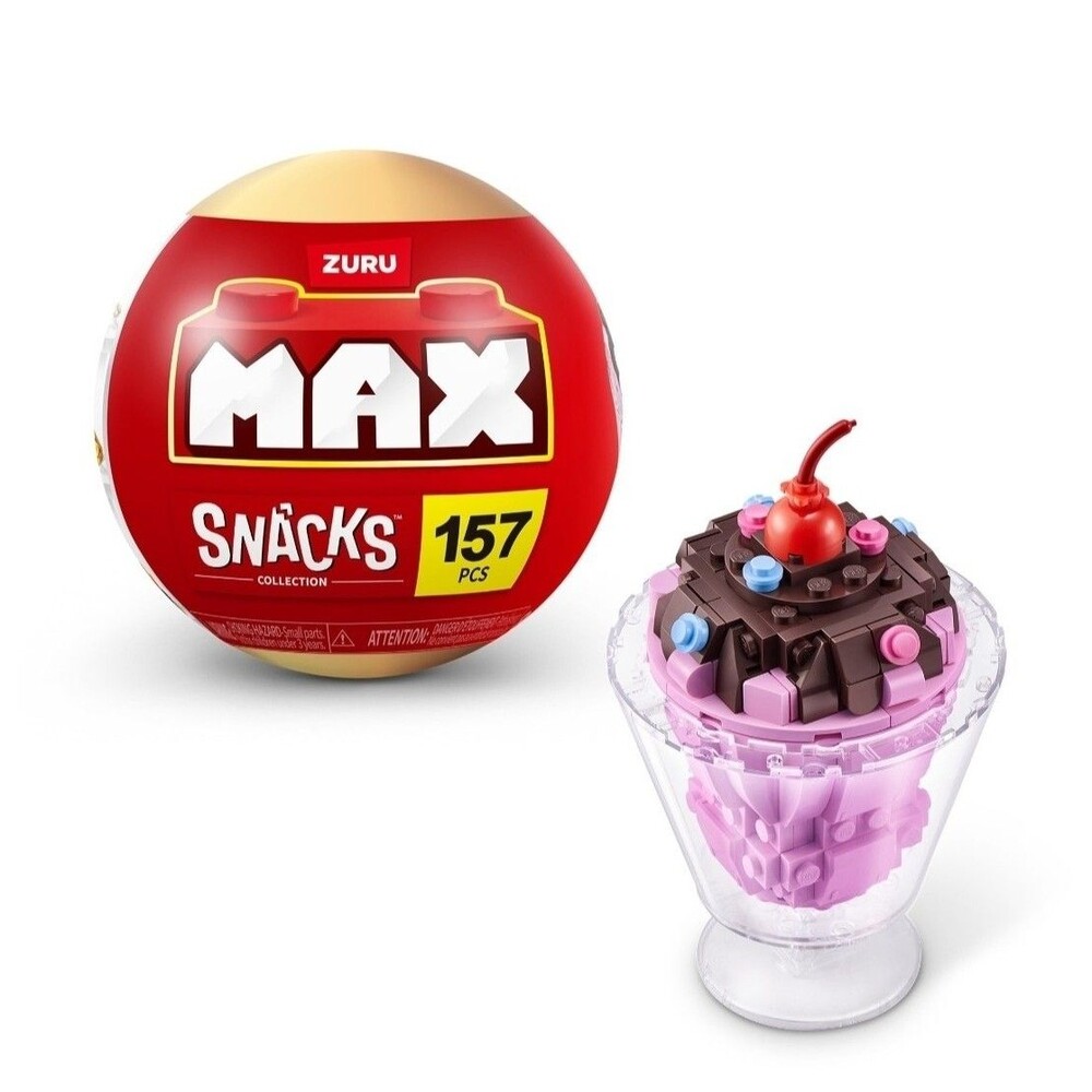MAX Premium Snacks Collection Building Bricks ICE CREAM B15